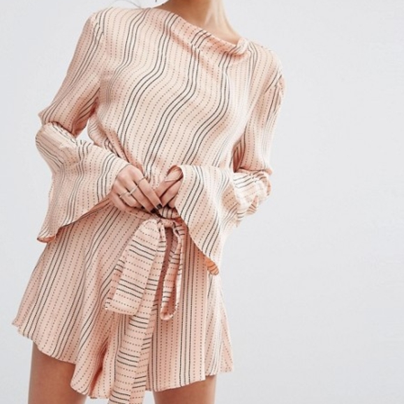 BEC + BRIDGE Pixie Dance Long Sleeve Bell Sleeve Playsuit - Picture 7 of 16